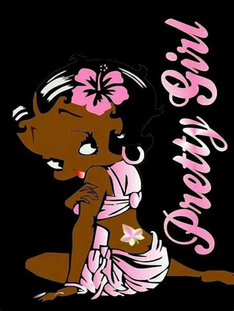 BB Black Betty Boop Betty Boop Art Betty Boop Cartoon Brown Betty