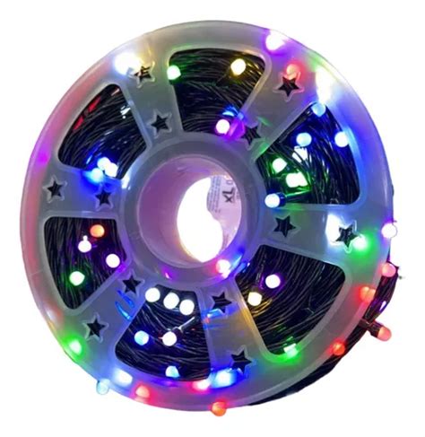 Guirnalda Luces Navidad Rollo Led Multicolor Metros Cuotas Sin Inter S