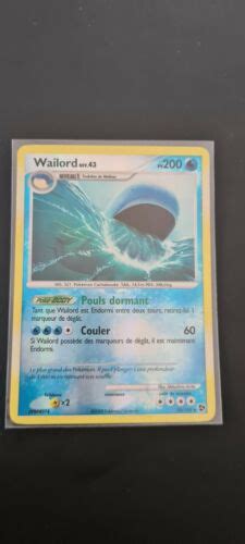 WAILORD 200PV 30 106 REVERSE NEUF CARTE POKEMON EBay