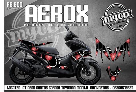 Aerox Full Decals Sticker Laminated Lazada Ph