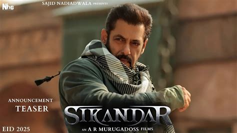 Sikandar Announcement Teaser Salman Khan Sajid Nadiadwala A R