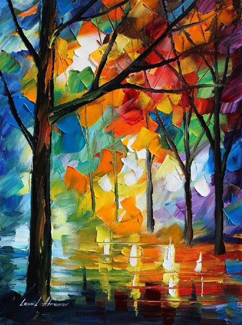 Lonely Tree by Leonid Afremov by Leonidafremov on DeviantArt