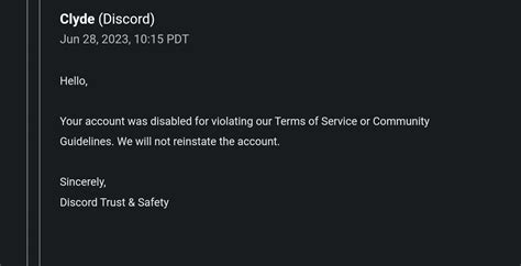 Account Disabled For Alleged Tos And Community Guidelines Violation