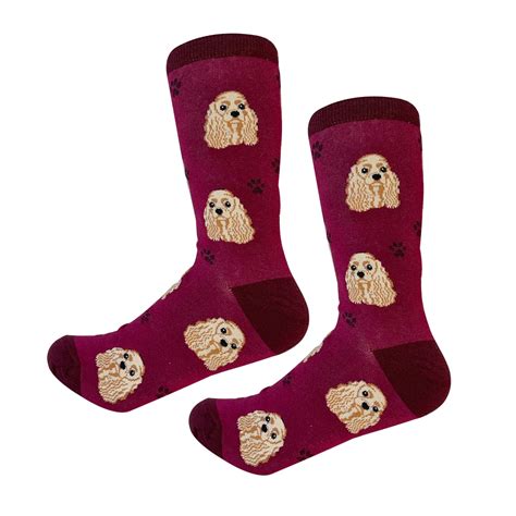 Sock Daddy Cocker Spaniel Faces Unisex Socks Mikes Wild Crazy Socks