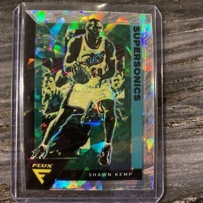 2020 21 Panini Flux 196 Shawn Kemp SP Silver Cracked Ice Prizm