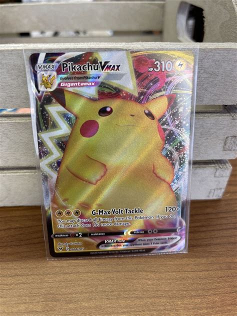 Mavin Pokémon TCG Pikachu VMAX Vivid Voltage 044 185 Regular Ultra