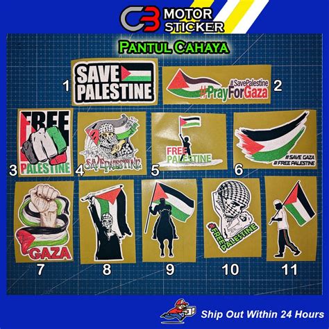 Pantul Cahaya Palestine Sticker Save Palestine Sticker R470 Shopee