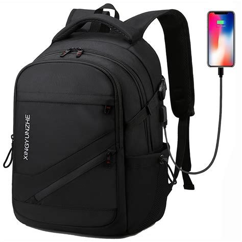 19 Travel Laptop Backpack Anti Theft Slim Durable Bookbag Business Backpacks For Men Women