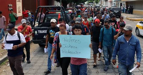 Miles De Migrantes Salen En Viacrucis Del Sur De M Xico Hacia La Capital