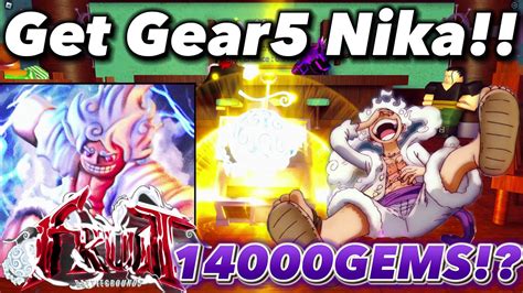 FRUITS BATTLEGROUNDS GET GEAR5 0 01 NIKA UPDATE MYTHIC SPINNING