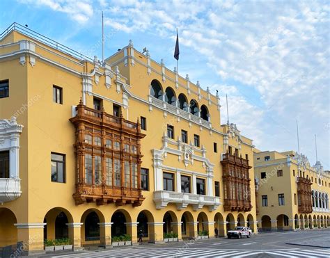 Lima Per 17 De Abril De 2022 Plaza Mayor En El Centro Hist Rico De