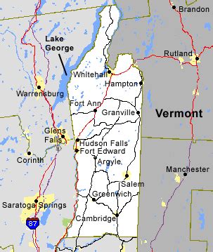 Washington County, NY Map