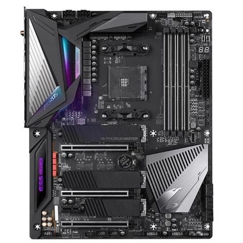 Gigabyte X570 Aorus Master Rev 12 Amd Ryzen 3000 Pcie 40 Sata 6gbs Usb 32 Amd X570 Atx