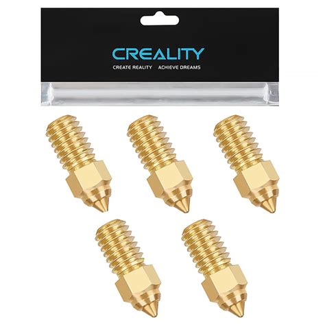 Oficial Creality Ender 3 V3 Se Boquillas De Extrusión 0 4 Mm 5pcs Ender 5 S1 Boquilla Latón De