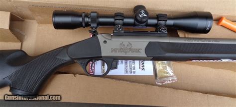 Traditions Nitrofire 50 cal. muzzleloader with "Federal Firestick" and scope package