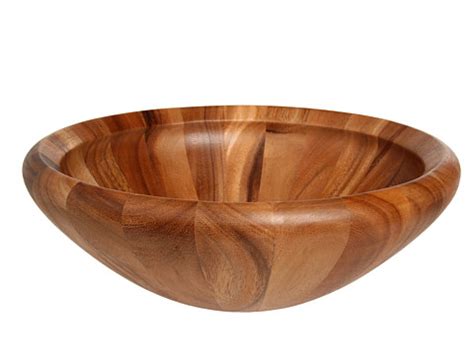 Dansk Wood Classics Round Salad Bowl Brown Wood Shipped Free At Zappos