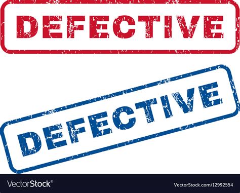 Defective Rubber Stamps Royalty Free Vector Image