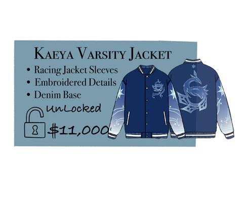 Kickstarter Drop Information Genshin Impact Varsity Jacket Collection