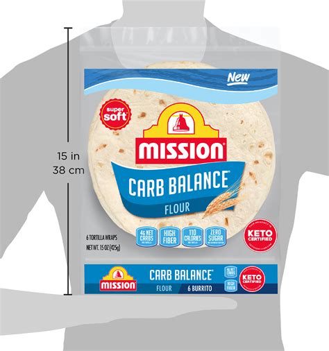 Carb Balance Burrito Flour Tortillas Mission Foods