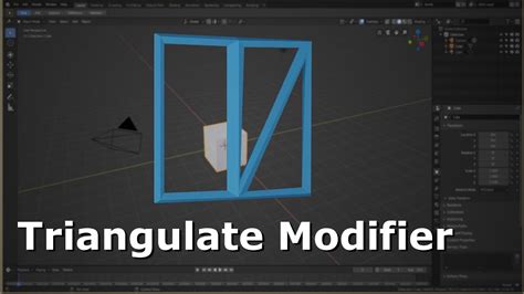 Triangulate Modifier Ger Blender Youtube