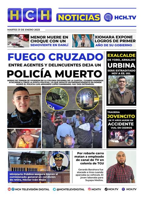 Portada Hch De Enero De Hch Tv