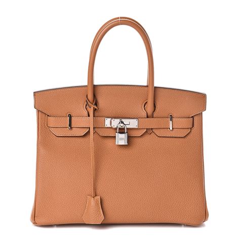 Bolsa Hermes Birkin A O Prateado Caramelo Bolsas De Luxo