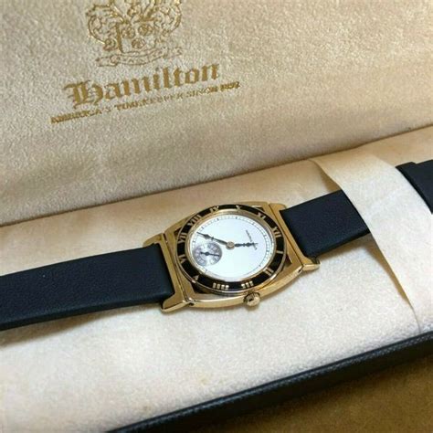 Hamilton Piping Rock 18k Gold Plated Quartz Reissue Watchcharts