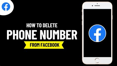 How To Delete Phone Number From Facebook YouTube