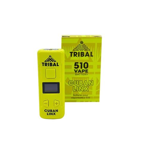 Cuban Linx 510 Vape Batterie Par Tribal Mendo