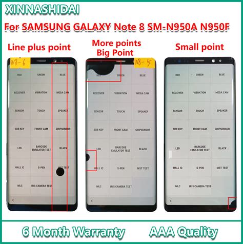 Tela Lcd Original Para Samsung Galaxy Note 8 Drive N950f Montagem De