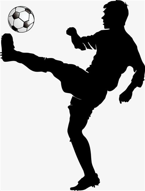 Silhueta De Jogador De Futebol Png Clipart De Jogador De Futebol