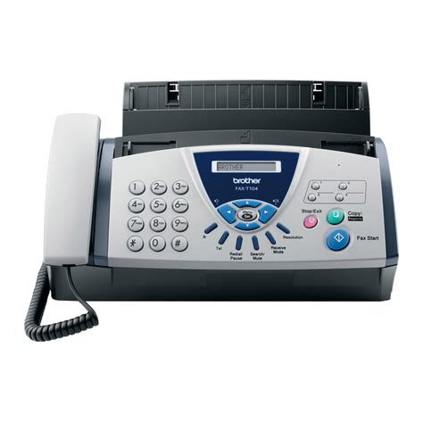 Brother Fax T104 User Manual Pdf Download Manualslib