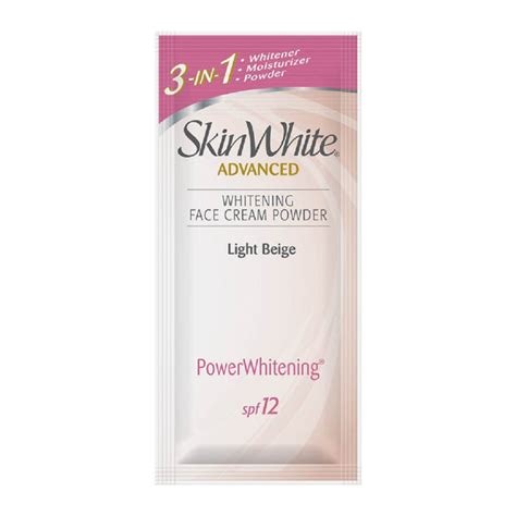 Skinwhite Whitening Face Cream Powder Light Beige Spf12 7g