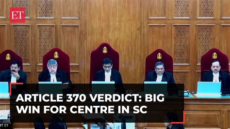 Article Verdict Sc Upholds Constitutional Validity Of Order