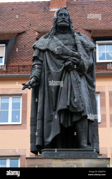 Statue Of Albrecht Dürer Nuremberg Nürnberg Bavaria Bayern Germany