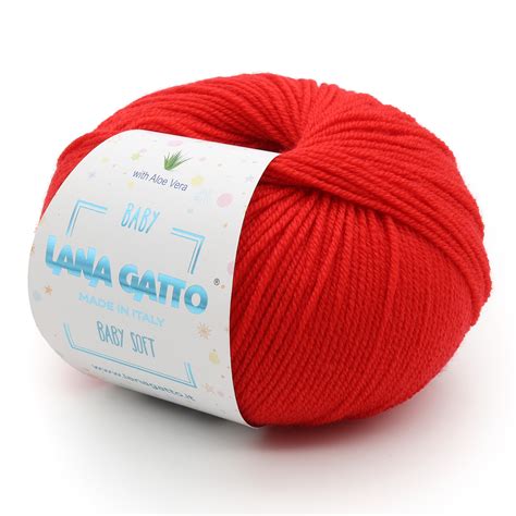 Lana Gatto Baby Soft Aloe Vera Rosso