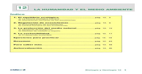 La Humanidad Y El Medio Ambientelos Ecosistemas Presentan Mecanismos De Regulación Que Los