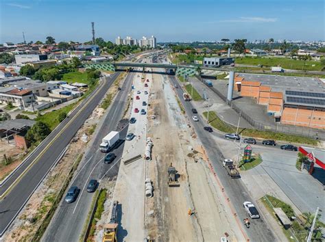 Linha Verde Curitiba novo retorno para a Estrada da Ribeira será