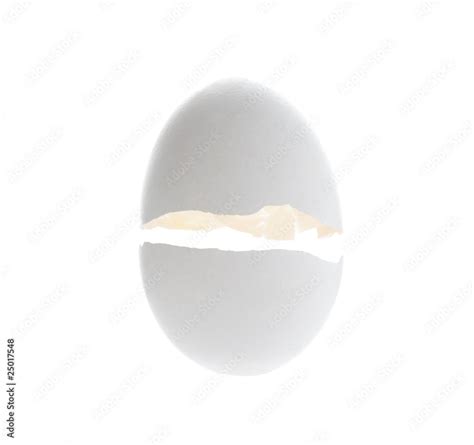 Cracked egg Stock Photo | Adobe Stock