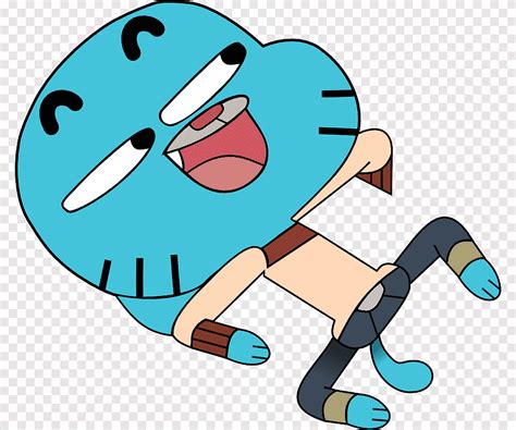 세계 유기체 배 만화 Gumball Watterson 손 다른 사람 Png Pngegg