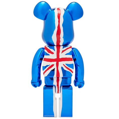 Medicom Be Rbrick Sex Pistols God Save The Queen Chrome Ve Blue