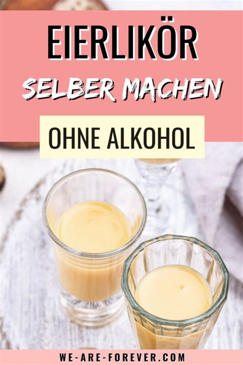 Rezept für Eierlikör ohne Alkohol Getränk für ganze Familie