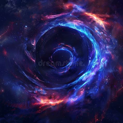 Supermassive Black Hole Stock Illustration Illustration Of Isolated