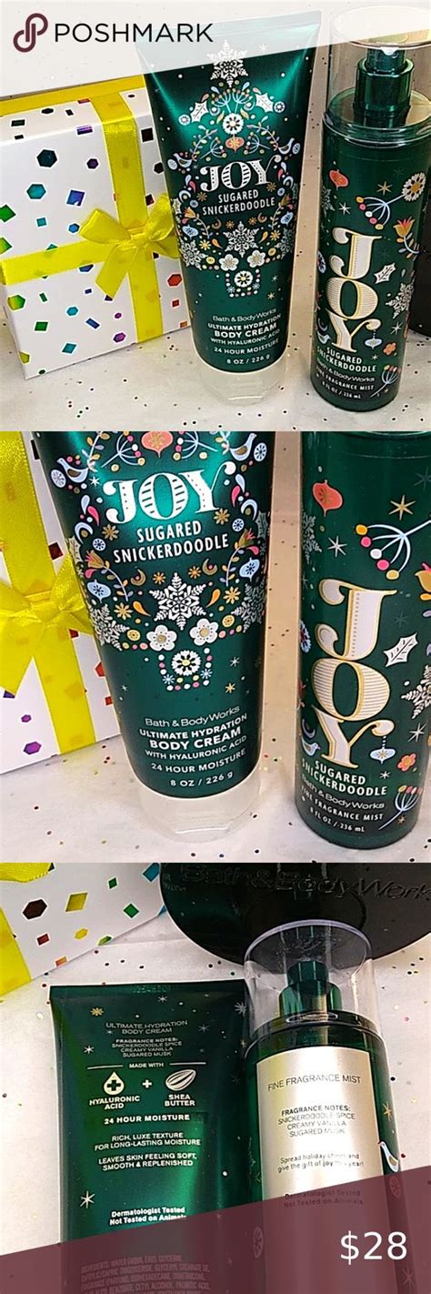 Bath Body Works JOY Sugared Snickerdoodle Fragrance Mist Fragrance