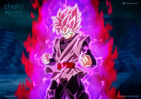 Black Super Saiyan Rose By Chekoaguilar Super Saiyan Rose Goku Black Dragon Ball