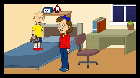 Caillou Stays Up Lategrounded Youtube