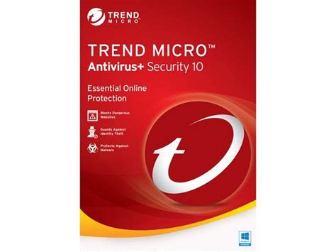 TREND MICRO Antivirus Security 10 1 PC Newegg