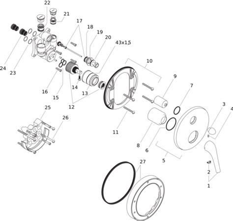 Hansgrohe Axor Terrano Single Lever Bath Mixer For Concealed