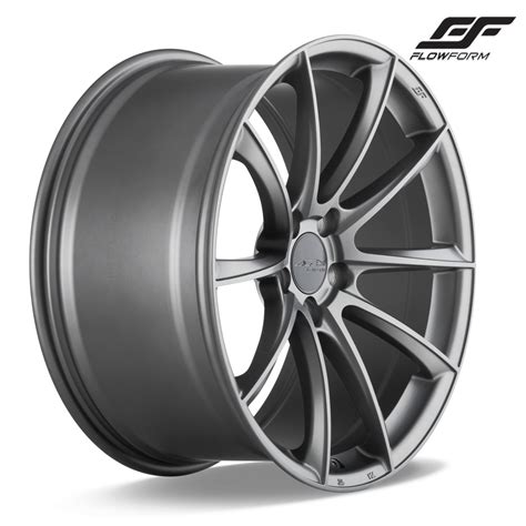 20 Staggered Ace Alloy Wheels V704 Aff05 Space Gray Flow Formed Rims