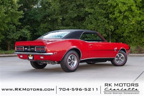 1968 Chevrolet Camaro Yenko Tribute Red Hardtop 454 V8 4 Speed Manual